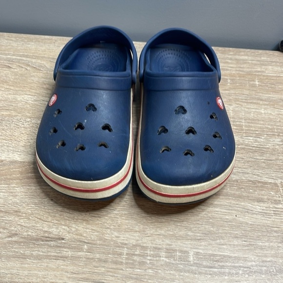 Disney X Crocs Collab Parks Mickey Cutout White Red Navy Blue Men 8 Ladies 10 - Picture 5 of 11